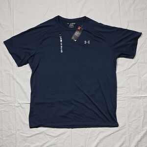 Under Armour Men's Dark Blue Short Sleeve Tee